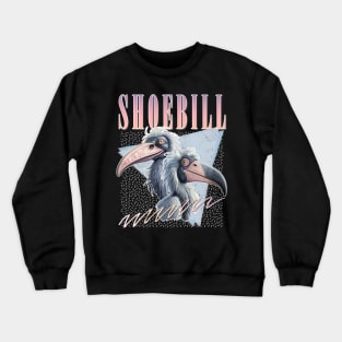 Shoebill --- 90s Style Design Crewneck Sweatshirt